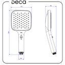 Ver imagem 3 de Ducha Manual Deca Flex 4865 Multijatos Quadrada Cromada