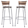 Kit 2 Banqueta Bistro para Cozinha Junco Cappuccino Àrea Gourmet Balcão Bancada bares Churrasqueira - 1