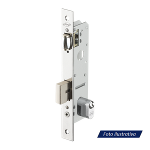 Fechadura Imab Rolete 1610 Branco Esquerdo