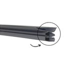 Ver imagem 3 de Kit 10 Borrachas Gaxeta com Aba e Imã 2 Metros P/ Geladeiras