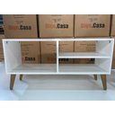 Ver imagem 2 de Rack Bancada para Sala de Estar Tv Retro 90cm