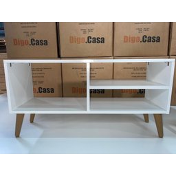 Rack Bancada para Sala de Estar Tv Retro 90cm - 2