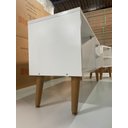 Ver imagem 3 de Rack Bancada para Sala de Estar Tv Retro 90cm