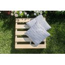 Ver imagem 1 de Palete para Móveis de Madeira de Pinus Tratado 70x70 Centímetros - Natural Único