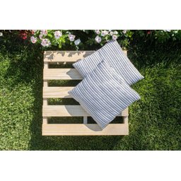 Palete para Móveis de Madeira de Pinus Tratado 70x70 Centímetros - Natural Único - 1