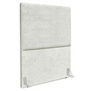 Ver imagem 1 de Cabeceira Solteiro 100 Cm com Frame Luna Boucle Cinza Claro Artte