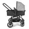 Carrinho de Passeio para Bebê Multikids 0-15kgs C/ Berço Moises Beyond Preto - Bb429out [reembalado] - 12