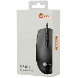 Mouse Convencional com Fio USB 1200DPI MS101 Lecoo