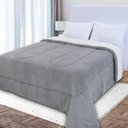 Ver imagem 3 de Coberdrom Queen Alaska Sherpa Dupla Face Cinza.