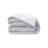 Coberdrom Queen Alaska Sherpa Dupla Face Cinza. - 2