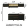 Armário de Cozinha Completa 260cm Preto Reims Madesa 11 - 4