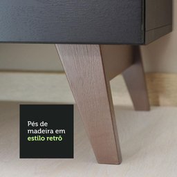 Armário de Cozinha Completa 260cm Preto Reims Madesa 11 - 7