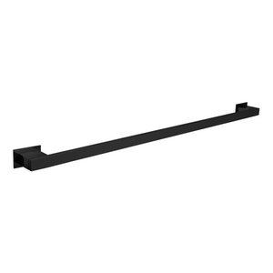 Toalheiro 70 Cm Inox Preto Fosco - Kromus Rt0306b