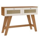 Ver imagem 1 de Aparador 2 Portas 110 Cm Sala Estar 4674 Cinamomo Off White Arly