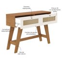 Ver imagem 7 de Aparador 2 Portas 110 Cm Sala Estar 4674 Cinamomo Off White Arly