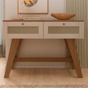 Ver imagem 2 de Aparador 2 Portas 110 Cm Sala Estar 4674 Cinamomo Off White Arly