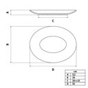 Ver imagem 5 de Travessa Oval Tramontina Sophia em Porcelana 32x25 cm Tramontina