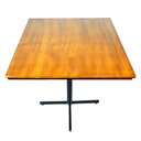 Ver imagem 1 de Kit - 2 Mesas Design Industrial Tampo em Madeira Macica 70x70 P/ Restaurante