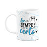 Caneca Divertida Flork - Sr Sempre Certo - Branca - 1
