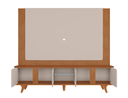 Ver imagem 2 de Rack com Painel Roma 217cm Marrom Off White - Casa D