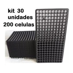 Kit 30 Bandeja Sementeira Para Produção De Mudas 200 Células - 1