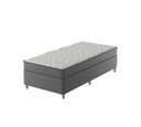 Ver imagem 3 de Cama Box Solteirão Gladiador Mola Ensacada Individual Acoplado Cinza Softflex