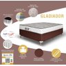 Cama Box Solteirão Gladiador Mola Ensacada Individual Acoplado Cinza Softflex - 4