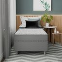Ver imagem 2 de Cama Box Solteirão Gladiador Mola Ensacada Individual Acoplado Cinza Softflex