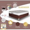 Cama Box Solteirão Gladiador Mola Ensacada Individual Acoplado Cinza Softflex - 4