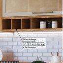 Ver imagem 7 de Cozinha Completa Modulada 100% MDF 6 Peças 12 Portas 4 Gavetas e Vidro 354cm Vicenza Espresso Móveis Amêndoa/Off White