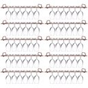 Ver imagem 1 de Conjunto 10 Organizadores Suportes de Taças 42cm Porta Taças Retos Rose Gold