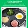 Frigideira Antiaderente Profissional Fogão Grossa Pequena Panqueca 4 Em 1 Fritadeira Peixe Gourmet P - 2