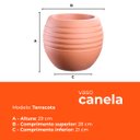 Ver imagem 3 de Vaso Canela Terracota 29 Terrano