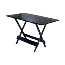 Ver imagem 1 de Mesa Dobrável em Madeira Padrão 120x70 - Preto