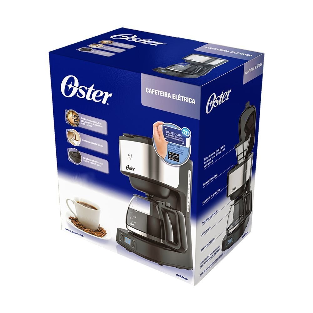 Cafeteira Oster Programável Day Light Prata 127V OCAF500-127 - 4