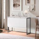Ver imagem 1 de Buffet Design Industrial 3 Portas Turim - Branco Preto
