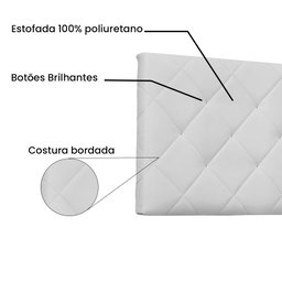 Painel de Cama 90cm Paris Corano - Lucadi Home - 2