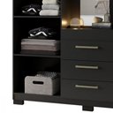 Ver imagem 4 de Guarda-roupa Sereno - Mdp 4 Portas e 3 Gavetas - Fiorello