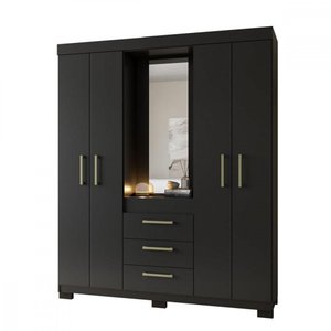 Guarda-roupa Sereno - Mdp 4 Portas e 3 Gavetas - Fiorello