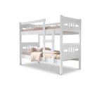 Ver imagem 1 de Beliche Solteiro Esmeralda MDF com 2 Colchões D23 Guarda Corpo Escada Central Converte em 2 Camas