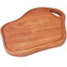 Tábua Artesanal Rústica Corte de Carne Churrasco Madeira Nobre Angelim Grande 45x30cm - 5