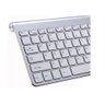 Kit Teclado Slim Com Mouse Sem Fio 2.4g Ultra Fino Para Pc Notebook Prata - 4