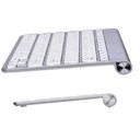 Ver imagem 2 de Kit Teclado Slim Com Mouse Sem Fio 2.4g Ultra Fino Para Pc Notebook Prata