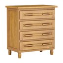 Ver imagem 1 de Cômoda Mel 4 Gavetas Madeira Maciça Pinus - Cavazotto 1103ML