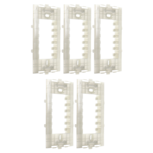 Kit 5 Suporte Base 4x2 Linha Clean e Sleek Margirius Cor:branco