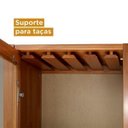 Ver imagem 5 de Cristaleira 2 Portas de Vidro Madeira Maciça Primavera CabeCasa MadeiraOriginals