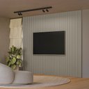 Ver imagem 1 de Painel Ripado para TV até 80 Polegadas MDF 297CMX250CM Modular