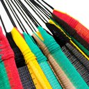 Ver imagem 2 de Rede de Dormir Amazonas Nylon Listrado Modelo Jamaica