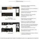 Ver imagem 3 de Armário de Cozinha Modulada Completa 357cm com Balcão para Cooktop Veneza Multimóveis MP2274