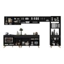 Ver imagem 5 de Armário de Cozinha Modulada Completa 357cm com Balcão para Cooktop Veneza Multimóveis MP2274